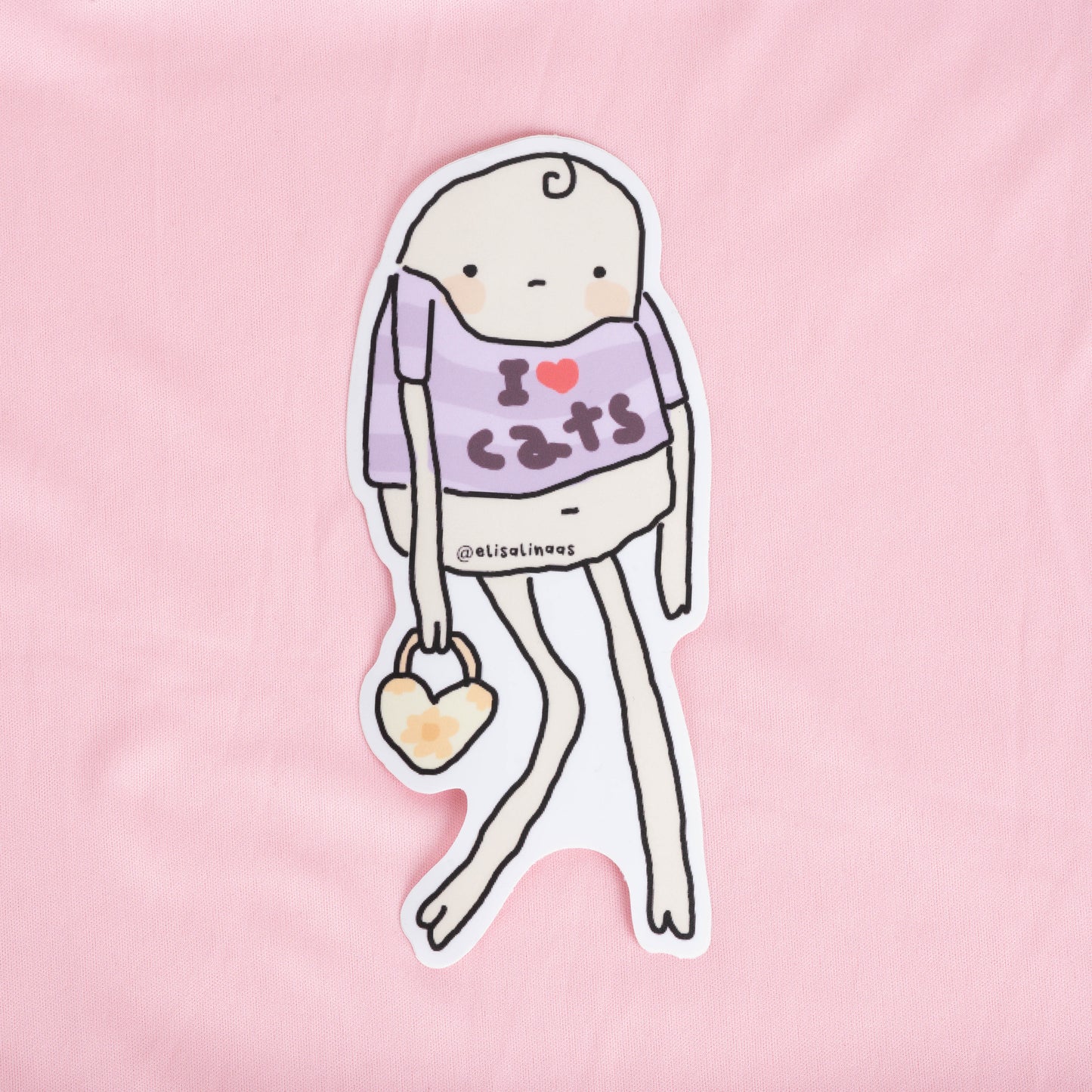 Sticker Me Encantan Los Gatos