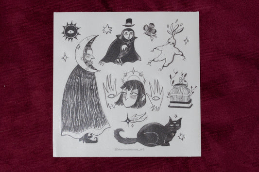 Planilla Stickers Kit Mágico