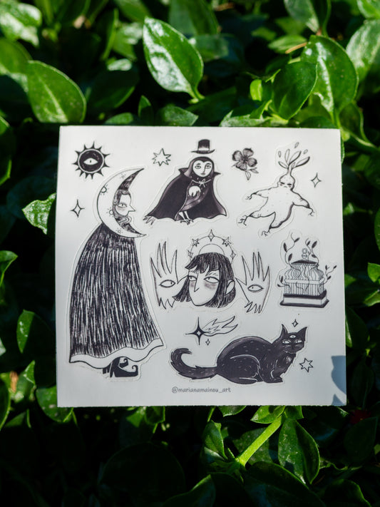 Planilla Stickers Kit Mágico